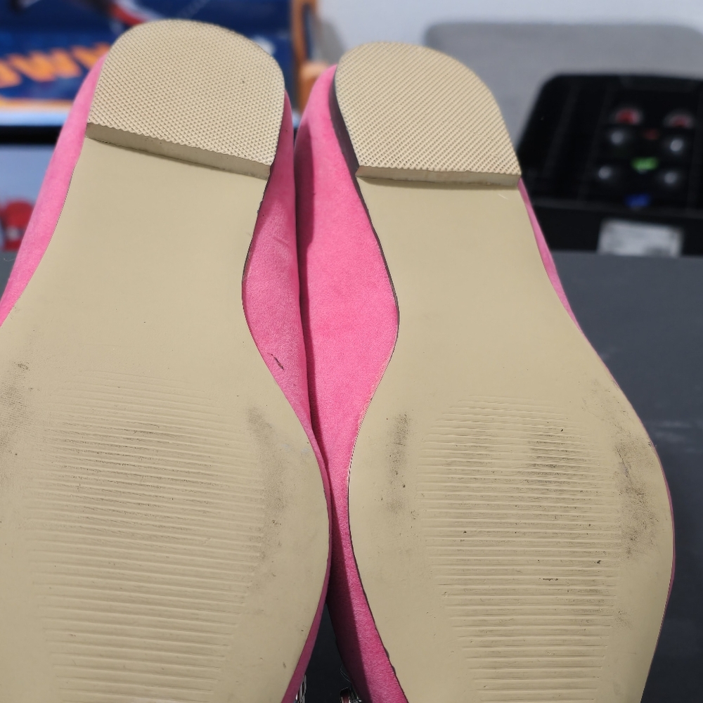 Fuchsia Ballerina Flats Shoes sz 7 - Picture 11 of 12